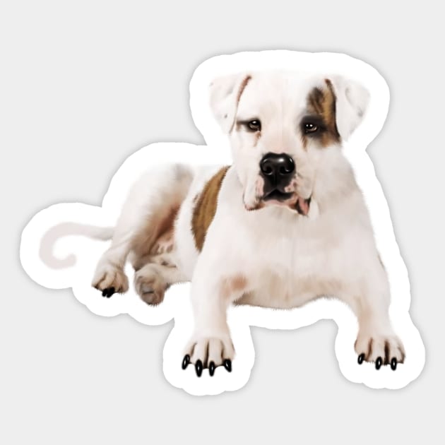 Bull Dog Lover, Bulldogs Sticker by logiamerch